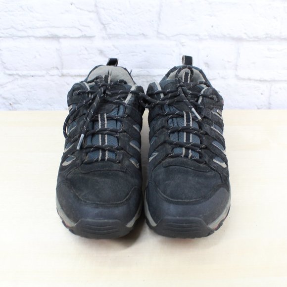 Karrimor Mount Low Black Suede Mesh Walking Hiking Sneakers Size 10.5 - Picture 5 of 9